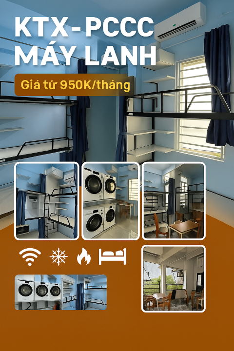 Ký túc xá Quận Phú Nhuận giá rẻ Bao điện nước, uy tính, nhiều tiện ích. Có khắp HCM